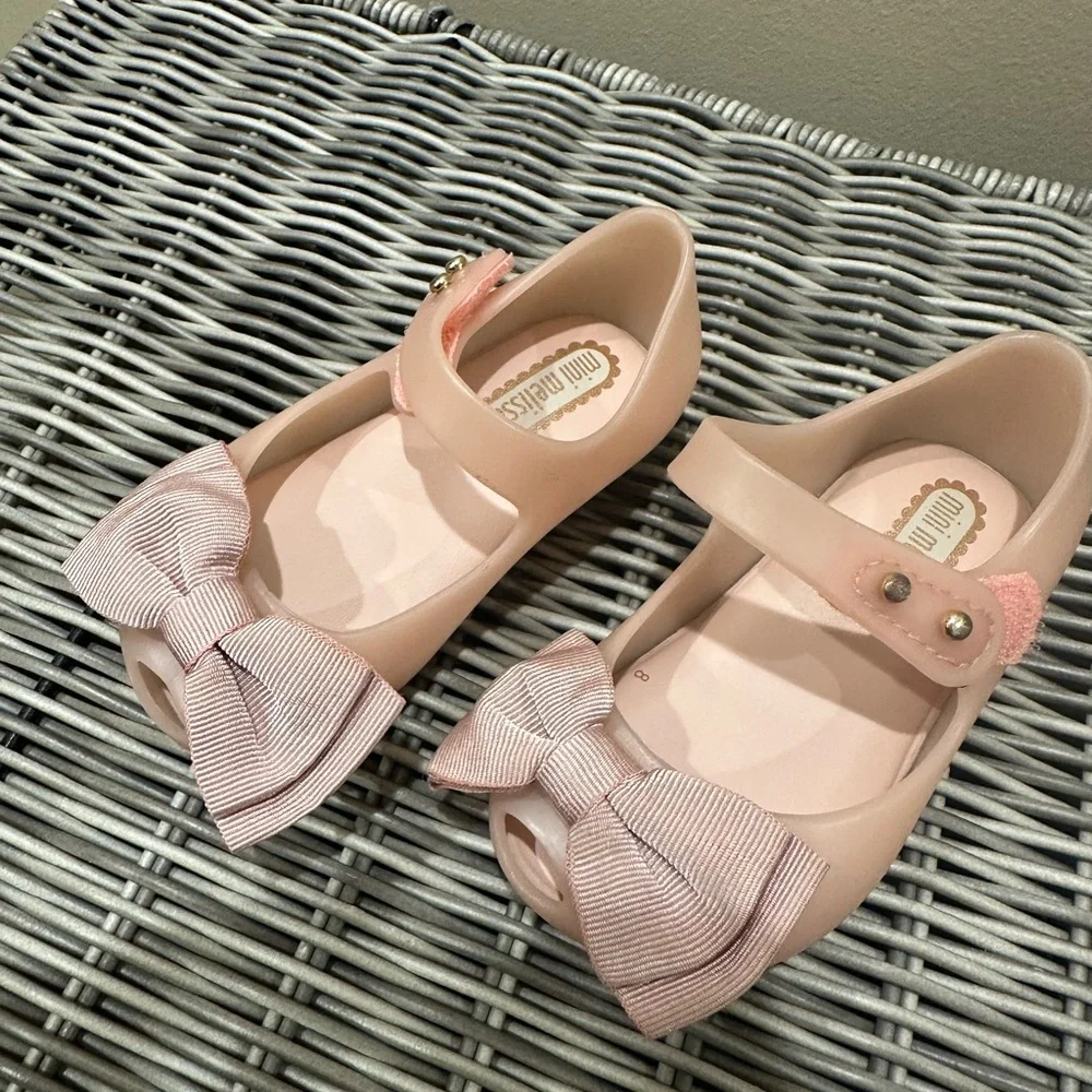 Mini Melissa Ultragirl Sweet Pink Beige Blush 5 baby girl